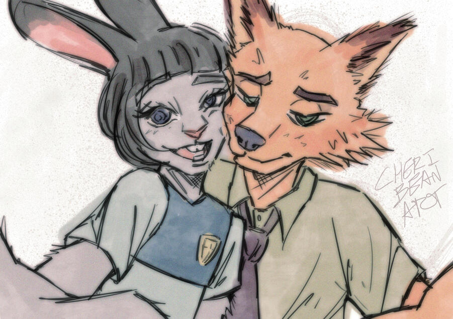 Nick and Judy - Zootopia